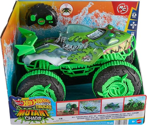 Hot Wheels Monster Trucks All-Terrain Great Bite RC - 7