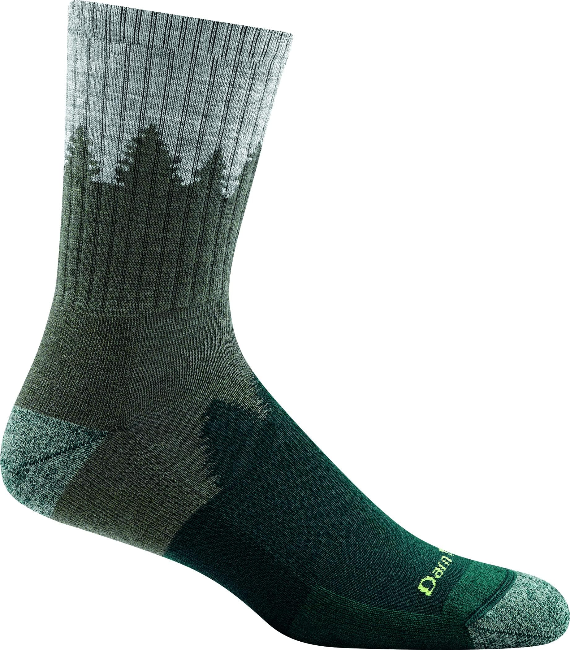 Darn Tough, Number 2 (Style #1974), Merino Wool, Micro Crew, Midweight, Men’s Cushioned Hiking Socks