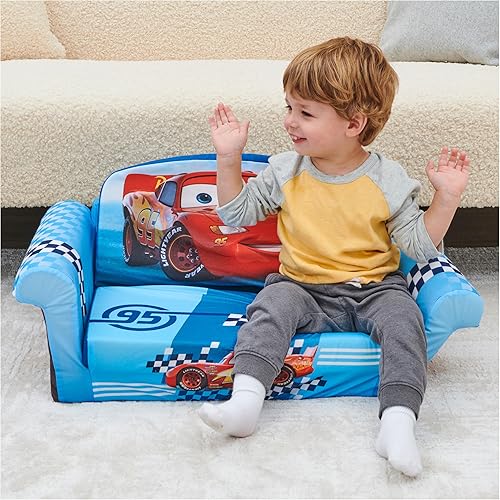Miniatura 10 de Marshmallow Furniture Sofá cama de espuma abierta 2 en 1 para niños de 18 meses en adelante Toy Story