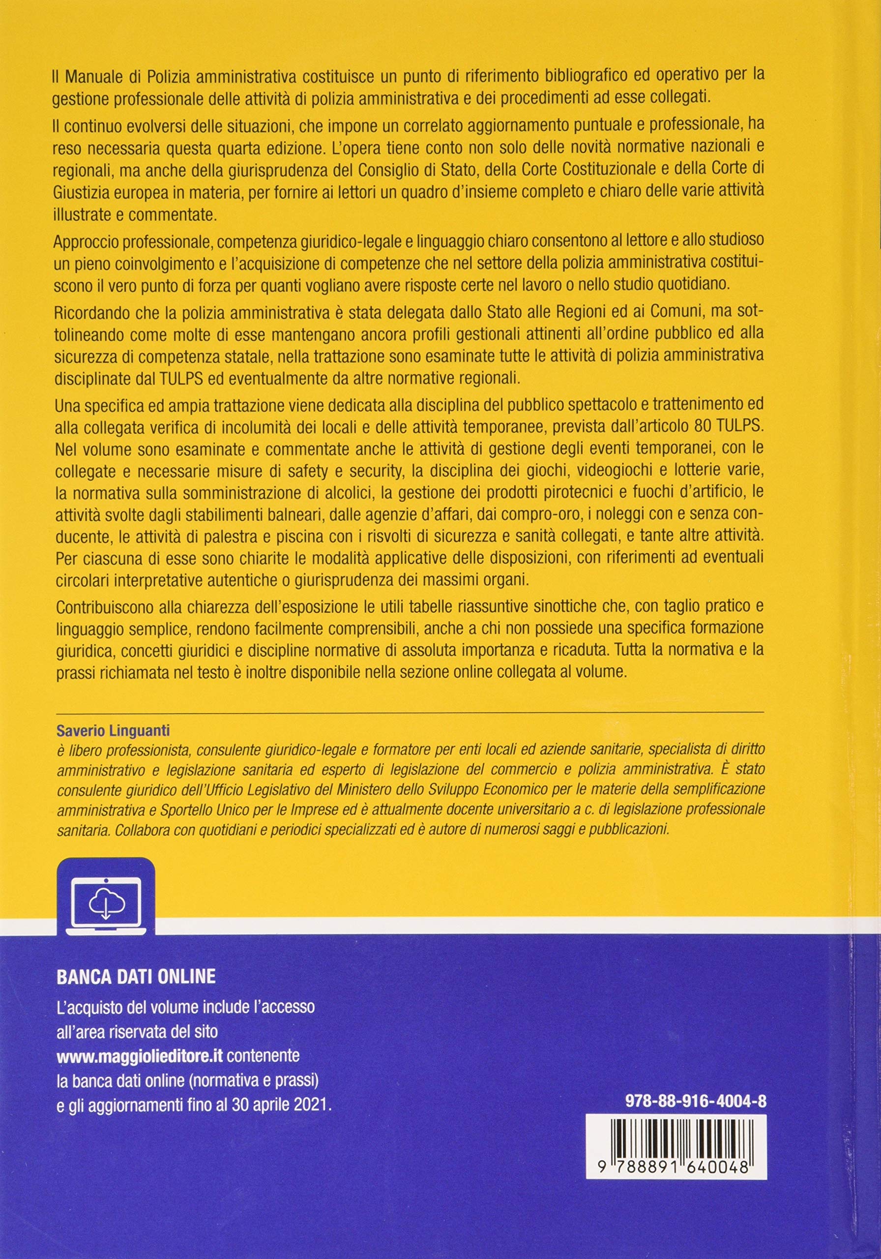 Manuale di polizia amministrativa