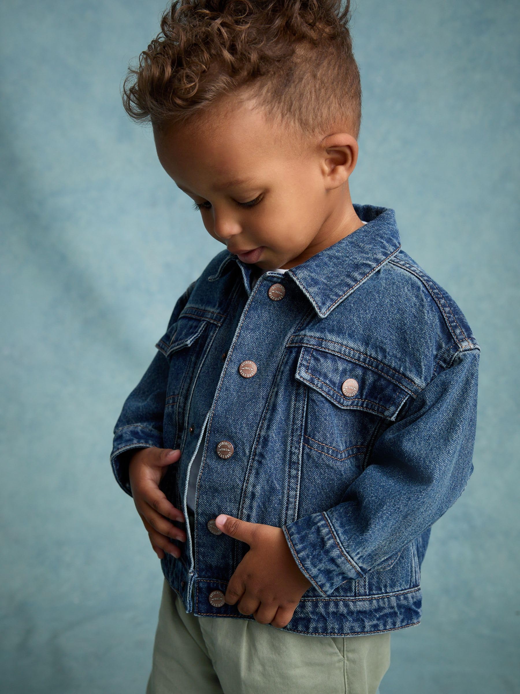 NEXT Niños Chaqueta de denim 100% algodón