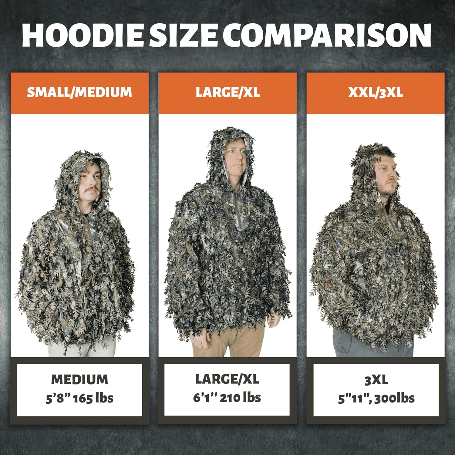 QuikCamo 3D Leafy Hooded 1/4 Zip Pullover Top - Image 4