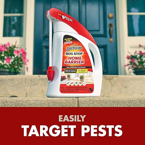 Miniatura 6 de Spectracide Bug Stop Home Barrier para interiores y exteriores con rociador Flip & Go que mata hormigas, cucarachas y arañas en contacto, 0.5