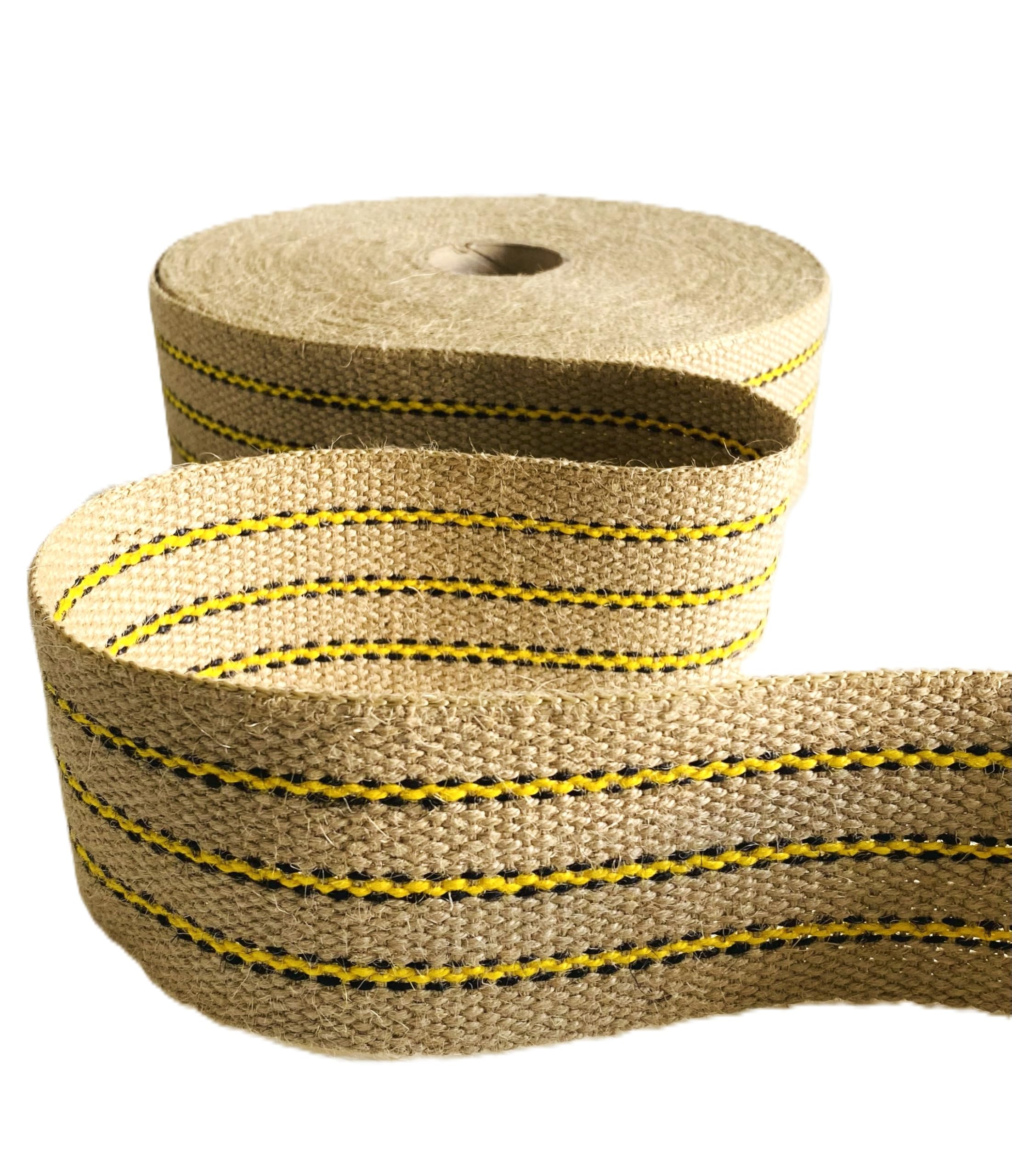 Baumgurt/Baumband – 5/10/25/50 m – Jute, PP, Polyester, Gummi – UV-beständig, nachhaltig, elastisch – je nach Auswahl – Made in Germany (Jute, 5m)