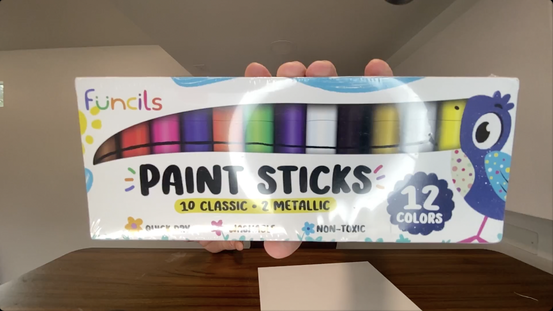TESTING Funcils Tempera Paint Sticks for Kids & Toddlers