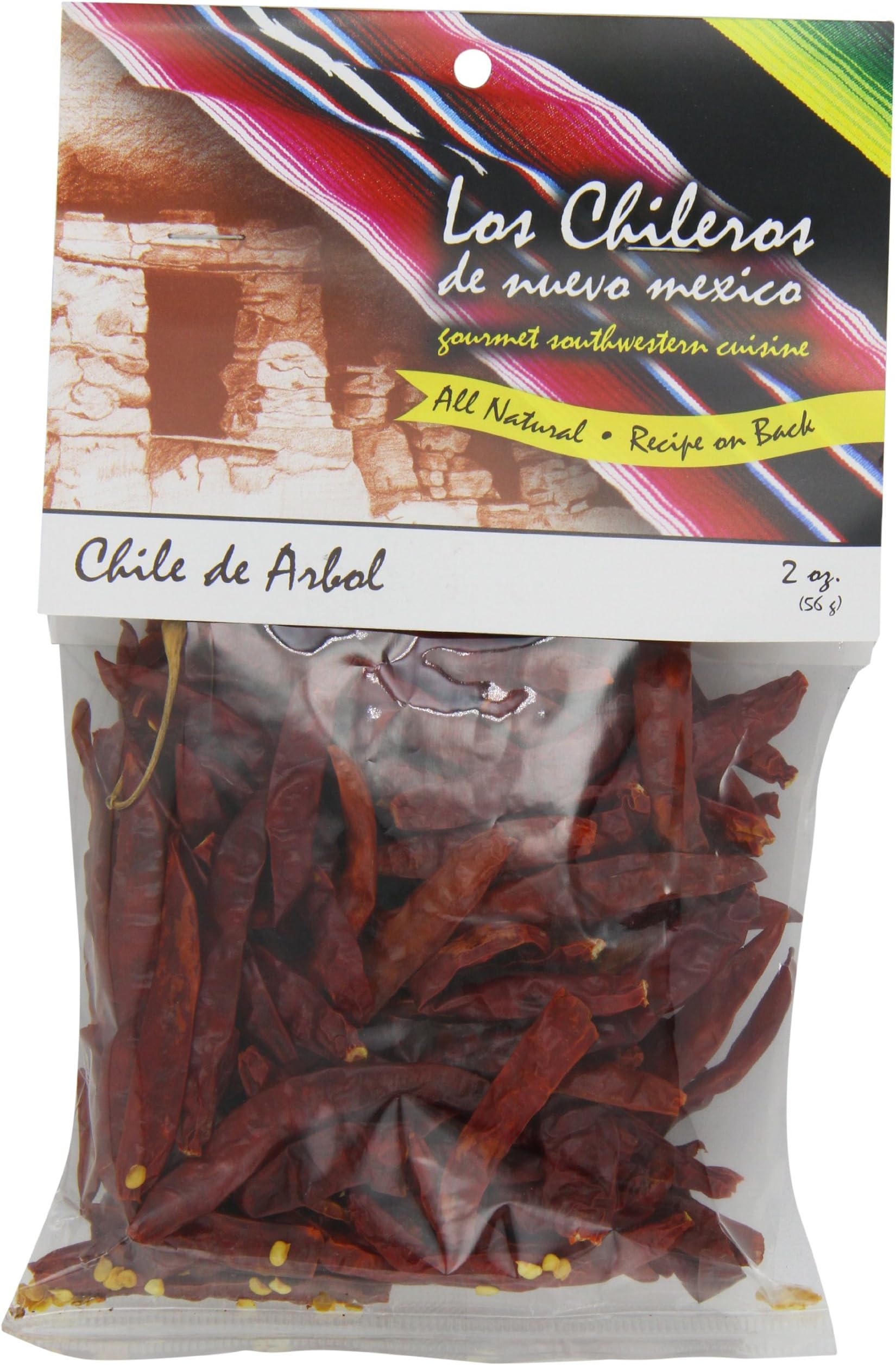 Whole Chile De Arbol, 2 Ounce