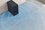 Sony SA-SW3 Kompakt-Subwoofer (200W Ausgangsleistung), Schwarz, Negro - 5