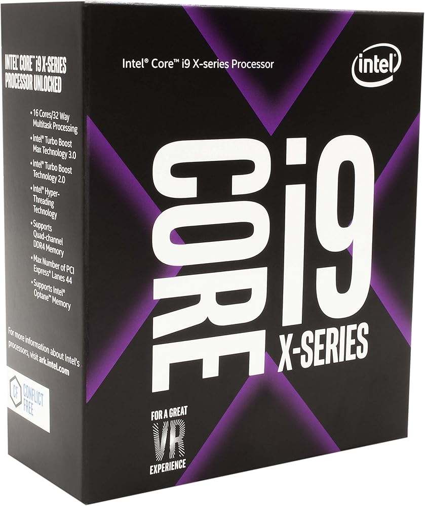 Intel Core i9-7960X, 16 Cores & 32 Threads Turbo Unlocked X-Series Desktop Processor thumbnail 3