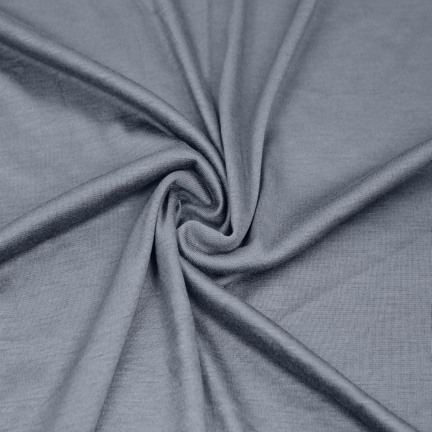 60" Wide Rayon Spandex Jersey Knit Fabric by The Yard - 4-Way Stretch, 160GSM, Medium Weight - Breathable - Apparel, Accessories, Maternity, Headbands & Crafts