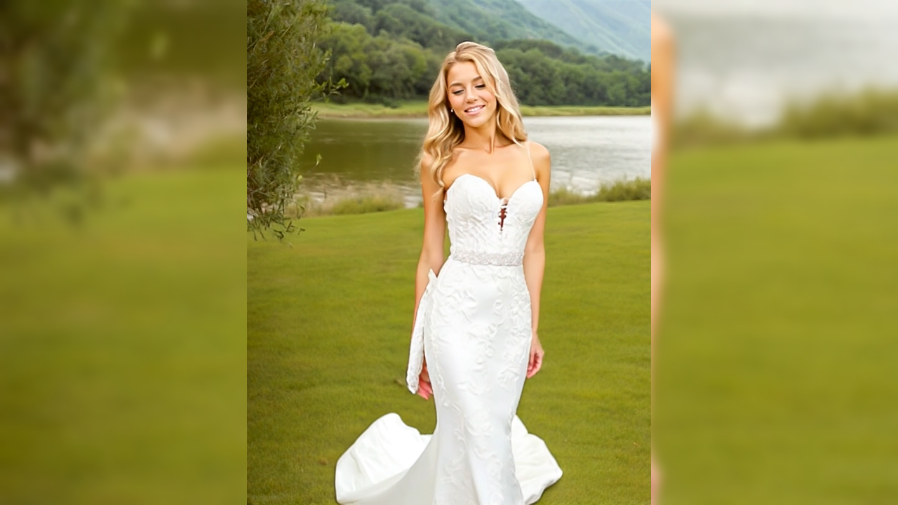 Amazon.com: ShinyBeauty Rhinestone Sequins Bridal Sash Belt  display picture 1