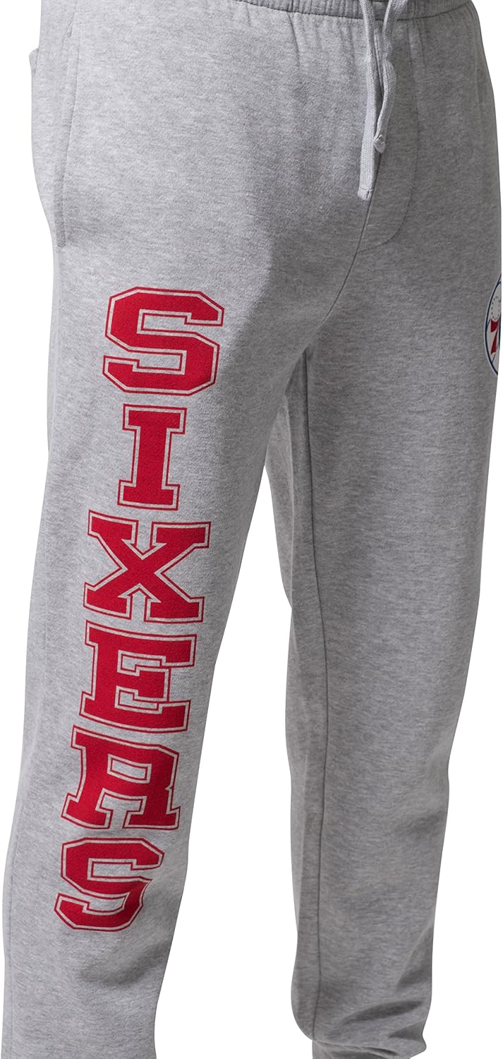 Ultra Game Men's NBA Official Super Soft Team Jogger Sweatpants - Image 3