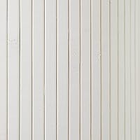 Vista 8 de Red Lantern Pantalla de onda de bambú corta de 4 pies - Blanco