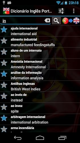 Dicionário Inglês Português Offline