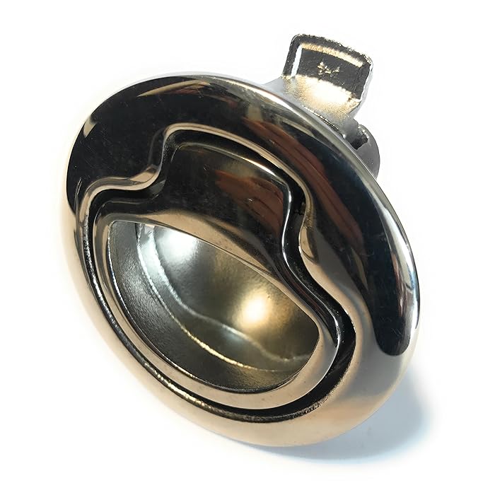 Buy AMT Slam Latch Flush Door Pull Latch Marine Stainless Steel Non