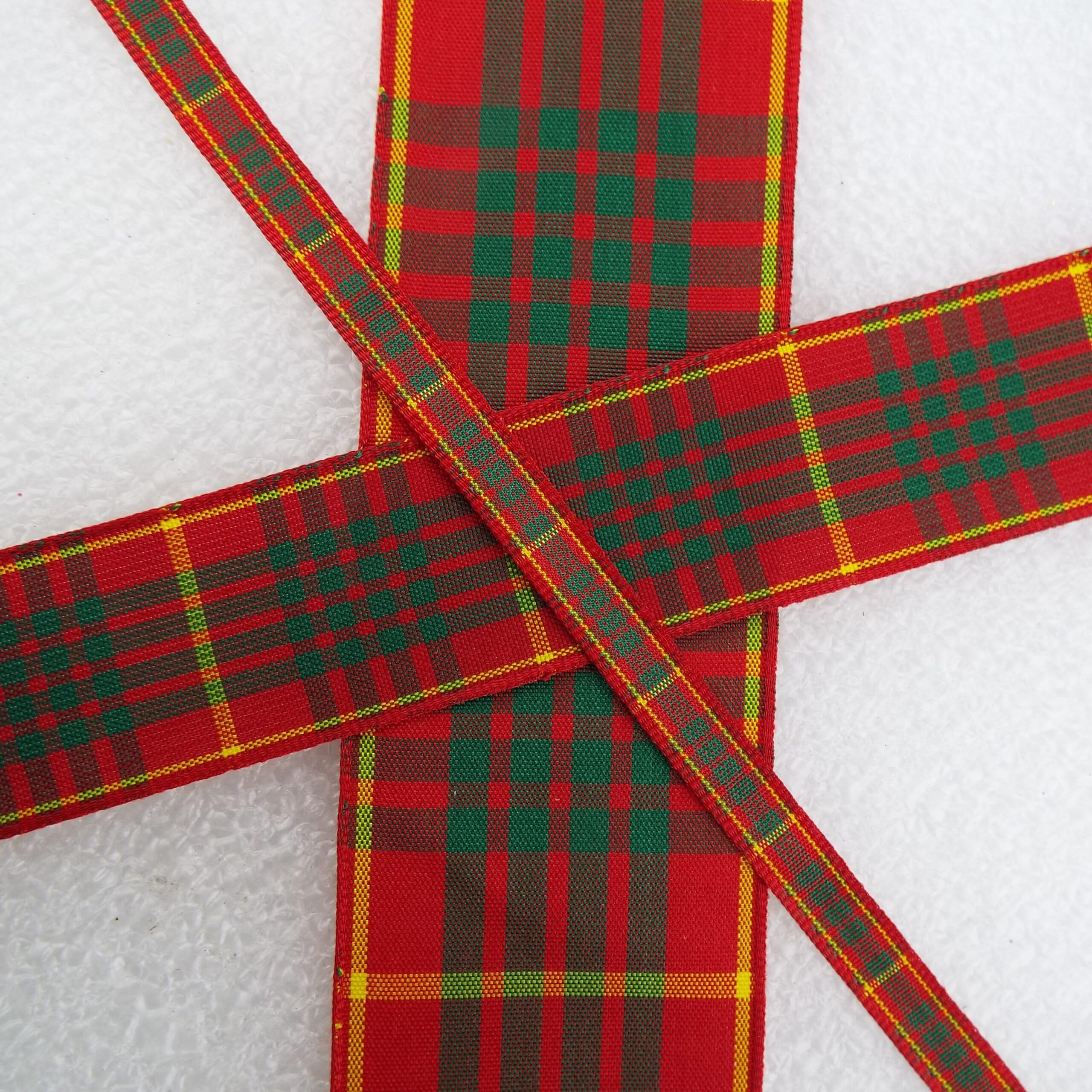 Cameron Tartan Ribbon Scotland Christmas 5 Width Buy 1 2 Or 4 Metres 11 216D, 16mm, 4 Metres