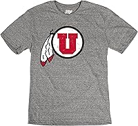 Vista 35 de Blue 84 NCAA - Camiseta de triple mezcla con licencia oficial de la NCAA para hombre, color del equipo icono vintage