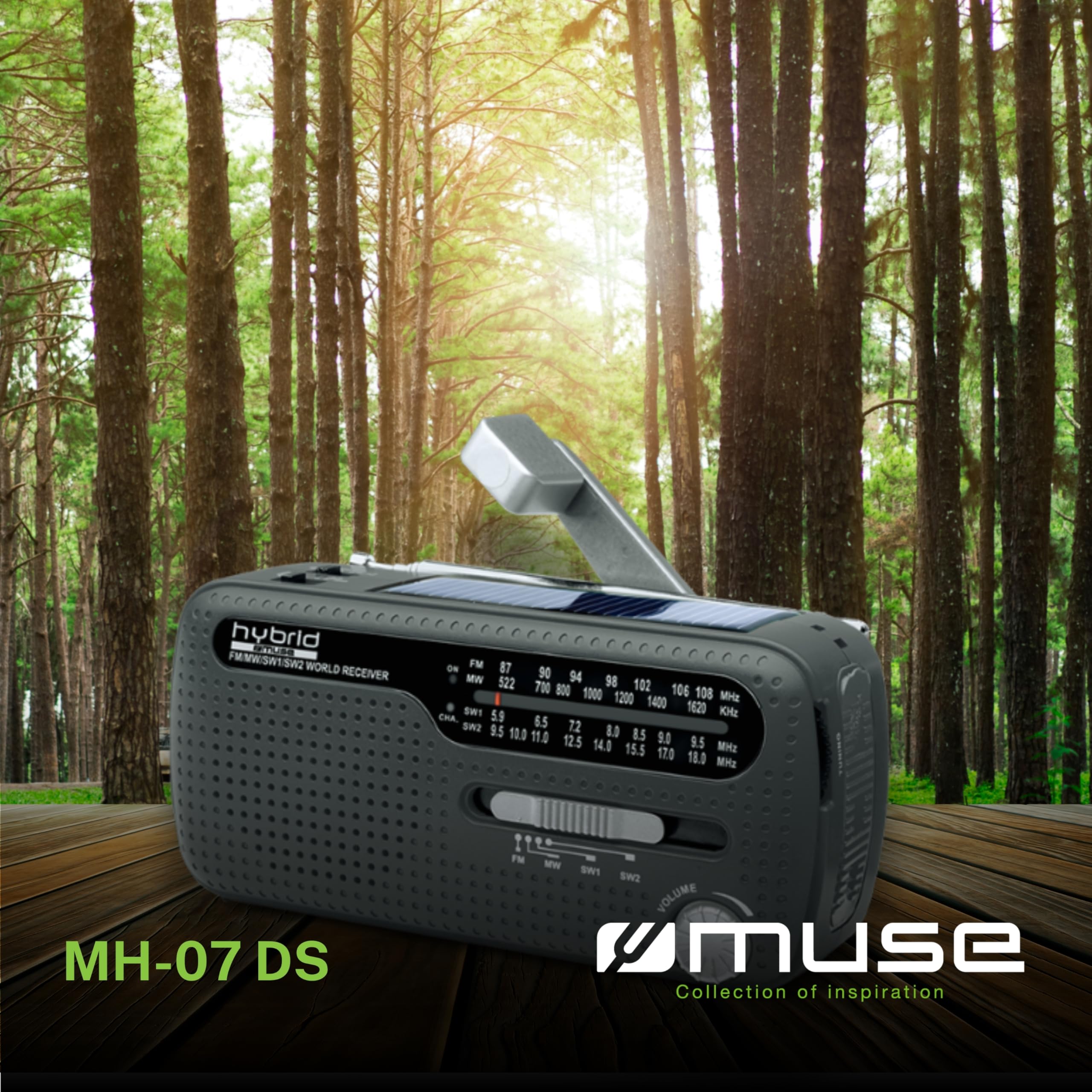 Muse MH-07DS estéreo portátil