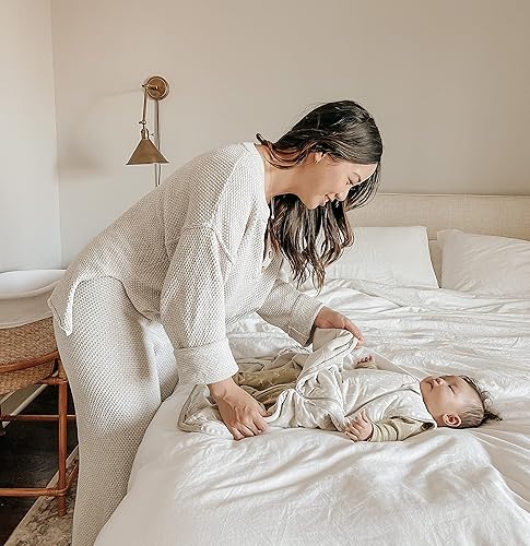 Miniatura 4 de GUNAMUNA günamüna Manta Portátil Unisex para Bebé y Niño Pequeño, Saco de Dormir de Rayón de Bambú, Saco de Dormir con Cremallera para Pañales, 1.0