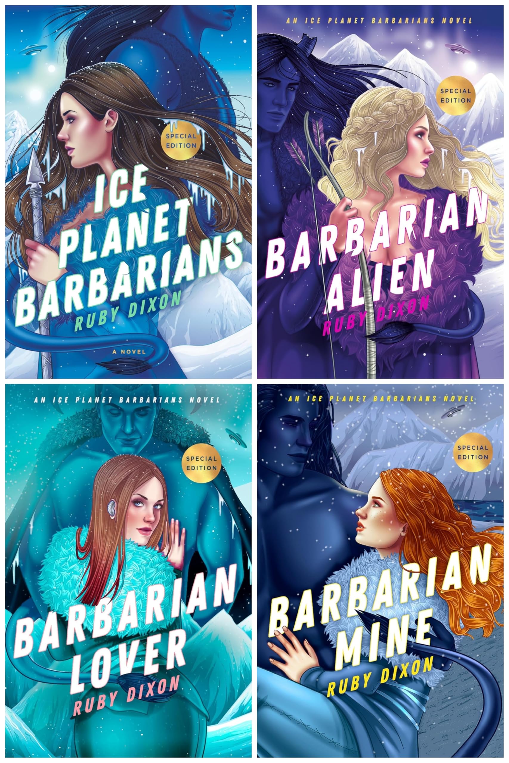 Ice Planet Barbarians Series Books Set I (Book 1 - Book 4) Ice
