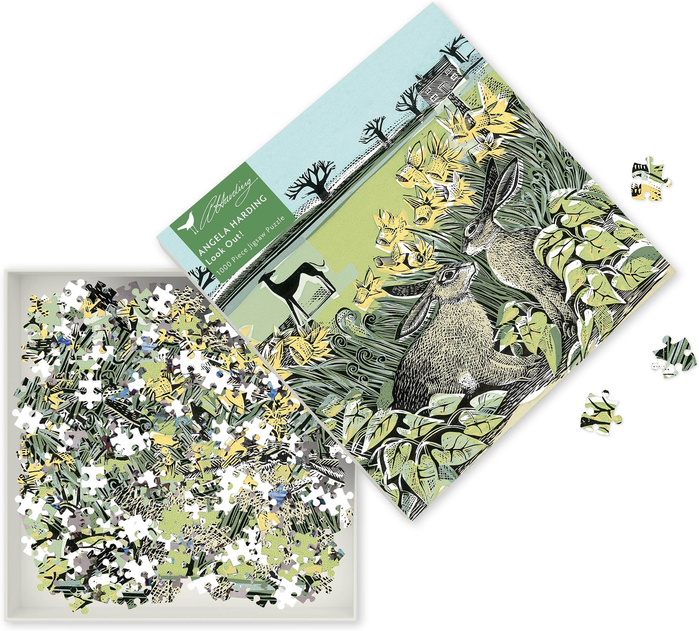 Flame Tree Gift Adult Jigsaw Puzzle Angela Harding: Look Out!: 1000-Piece Jigsaw Puzzles