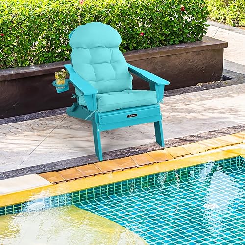 Miniatura 7 de FUNBERRY Adirondack Cojín para silla de exterior, cojines cómodos y mejorados para sillas de patio, cojín de silla mecedora, cojines para sillas
