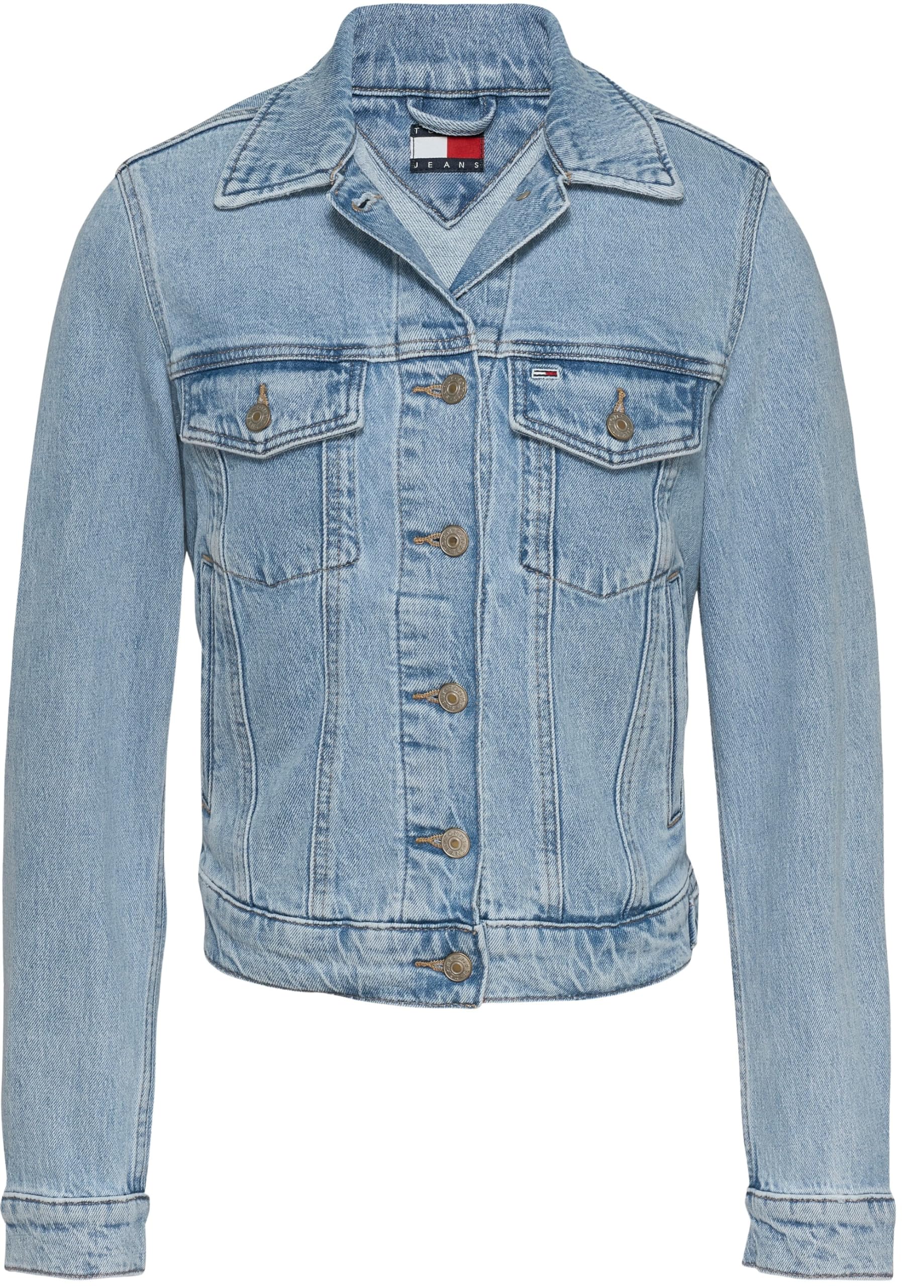 Tommy Jeans Damen Jeansjacke Classic Trucker Regular Fit