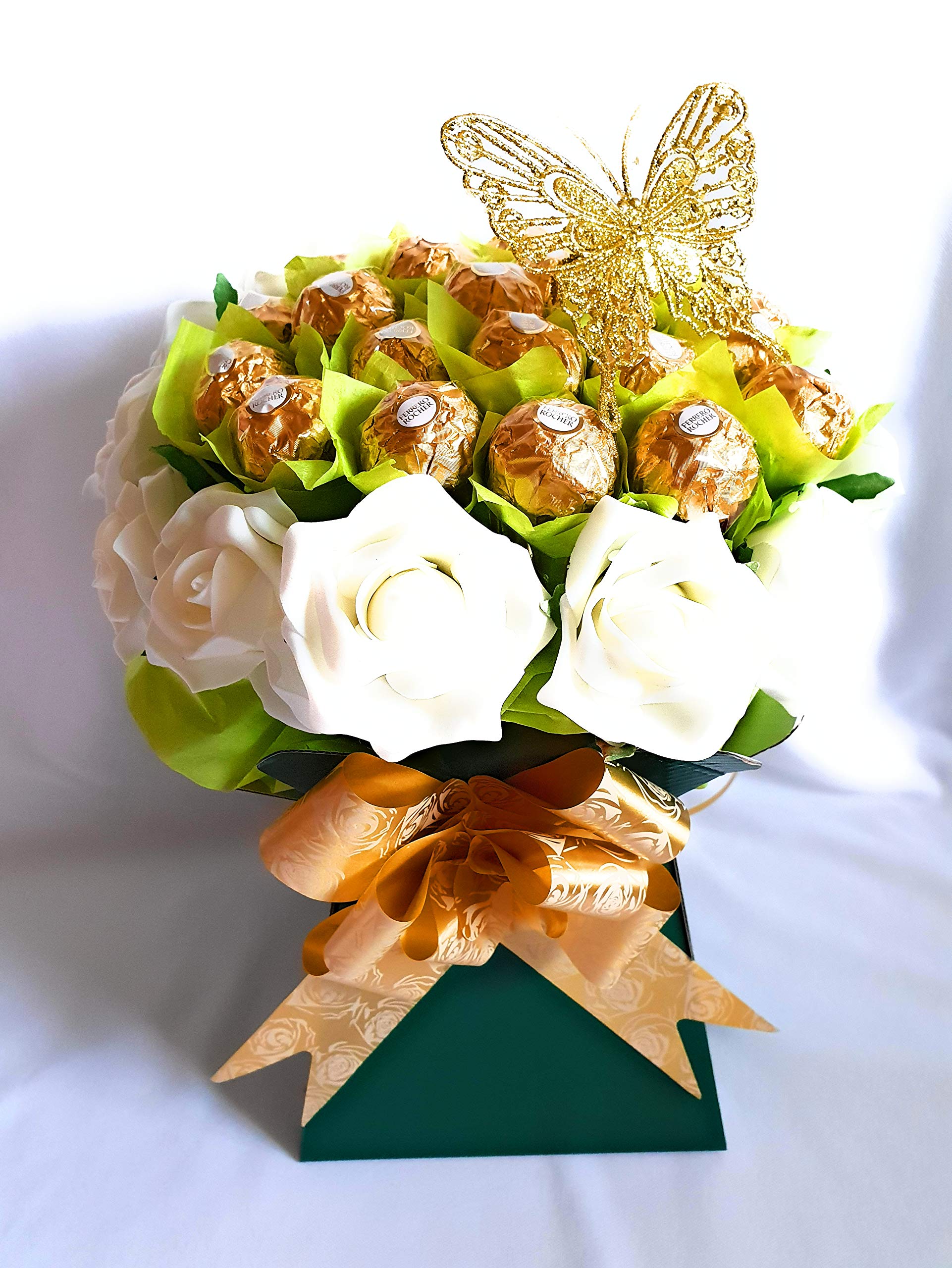 Baskets Hampers and More Luxury Green Chocolate Bouquet