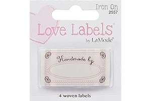 jbr2000016 LoveLabels 4/pkg Inch Handmade By Inch