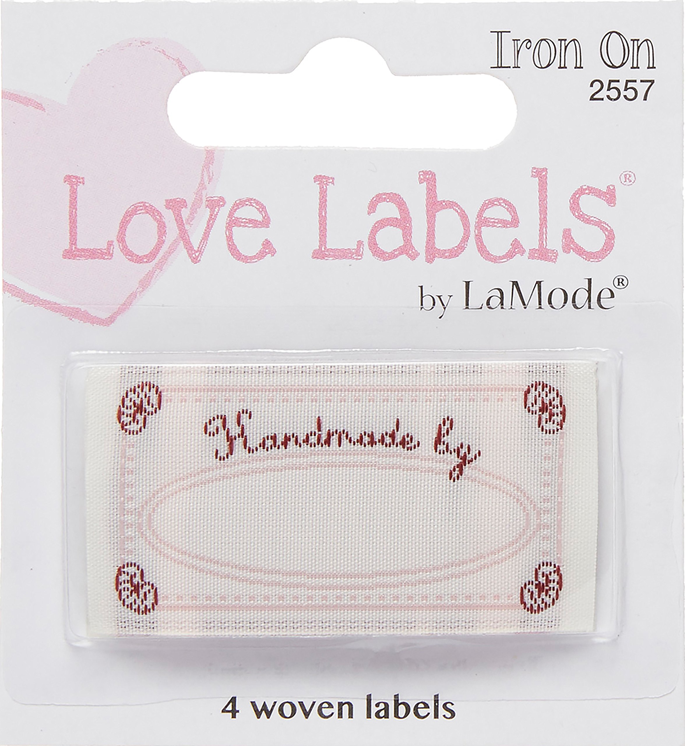jbr2000016 LoveLabels 4/pkg Inch Handmade By Inch