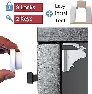 Child Safety Magnetic Cabinet Locks 