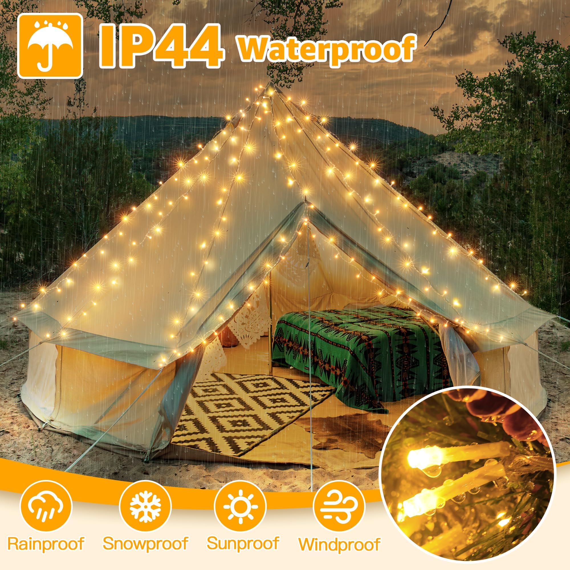 Ollny Fairy Lights Mains Powered, 100m 1000 LED Outdoor Lights - Image 4