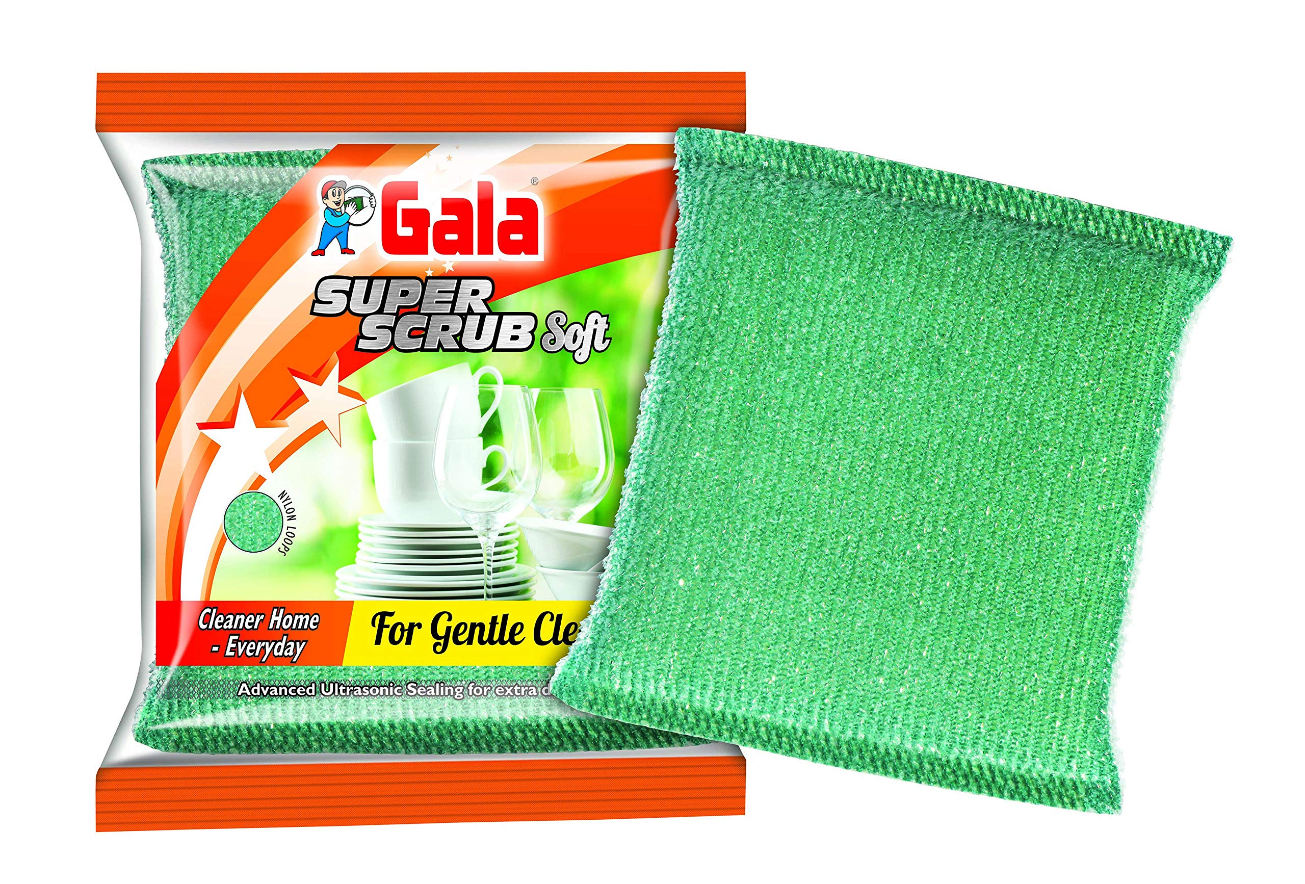 Gala Super Scrub Scrubber (Green)