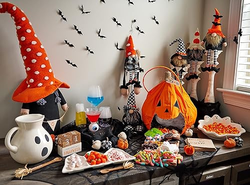 Miniatura 7 de Mud Pie Juego de 24 calabazas de otoño, multicolor, 2.5 x 2 pulgadas de diámetro, lona y algodón