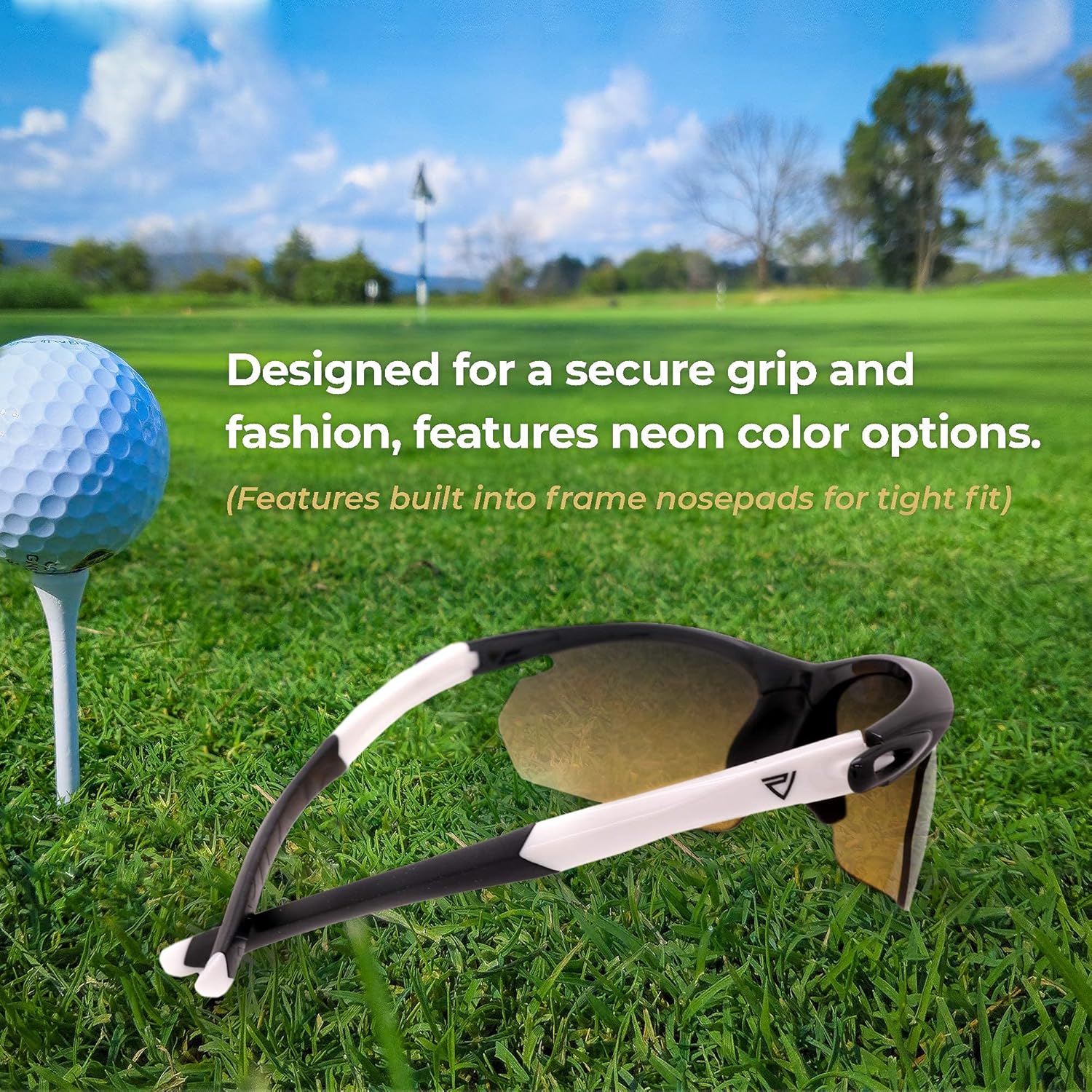 Non-Polarized Golf Sunglasses WX1 for Men & Women - Dual-Zone Lens Technology
