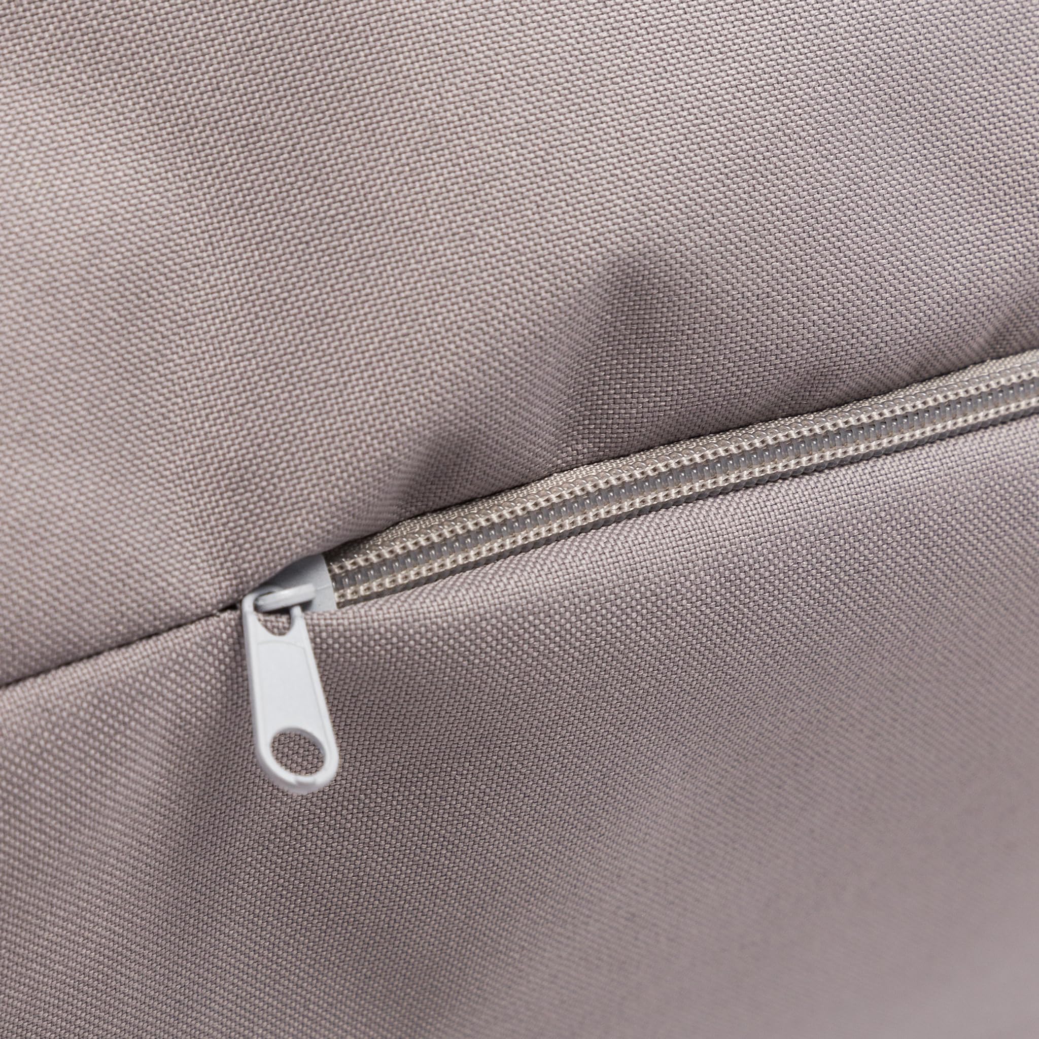 Ecopuf - Master Pouf Sillón Chaise Longue para Exterior - Saco de puf con Compartimento y asa - Saco de Tela Robusta - Sillón Relajante - Mobiliario doméstico - 115x65x60cm, Gris Claro M18
