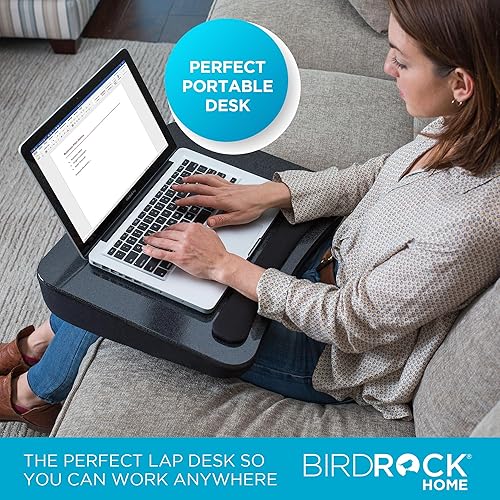 Miniatura 4 de SOFIA + SAM Lap Desk w/Memory Foam Cushion - Large Surface for Crafts, Reading - for Laptops up to 17 inches - Cushioned Tray for Computer,