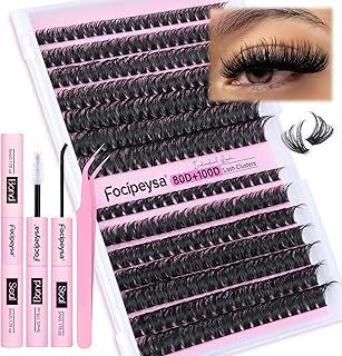 Kit de extensión de pestañas DIY Focipeysa, r...