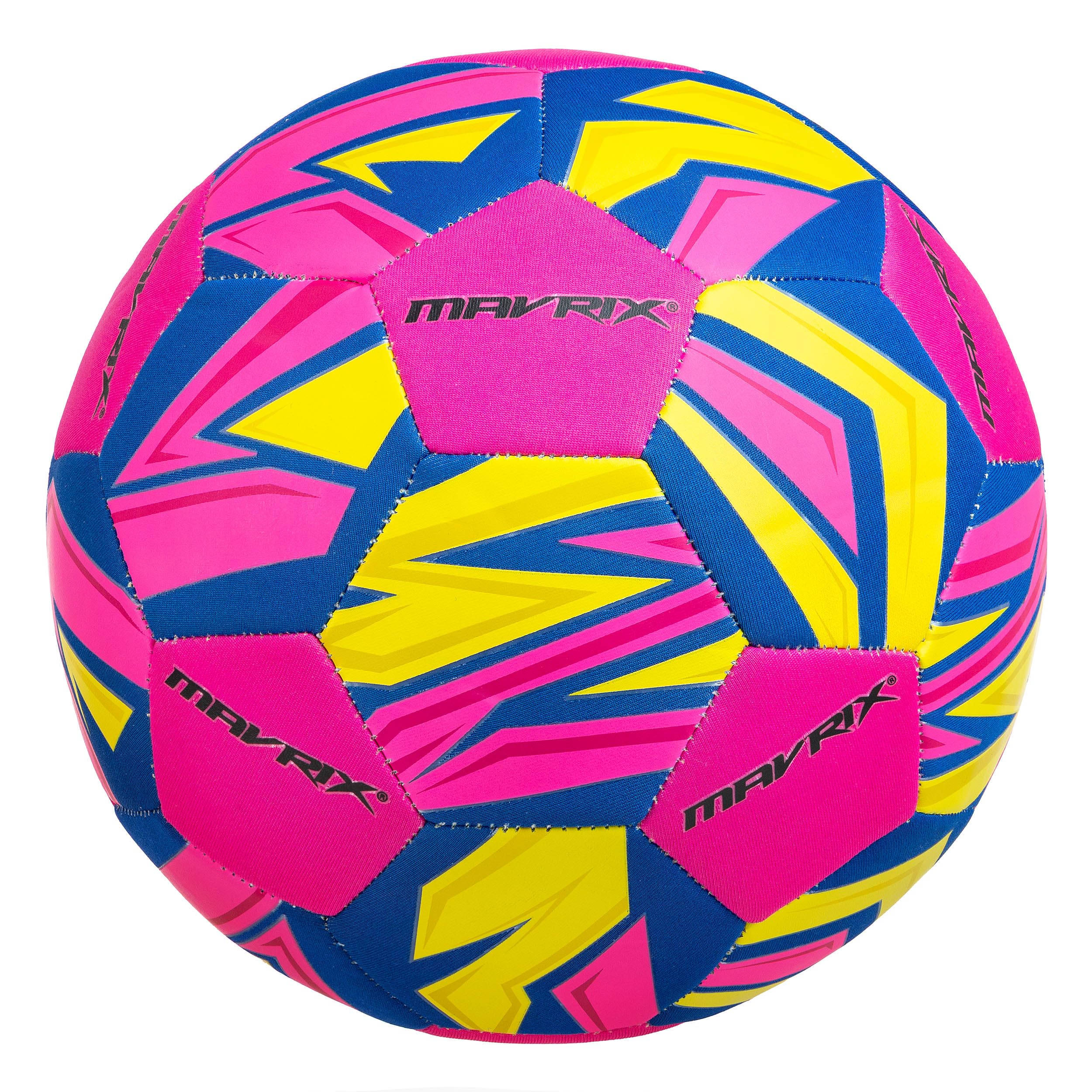 Mavrix Neoprene Football, Waterproof Size 5 Training Ball for Kids and Adults, Lightweight Soccer Ball for Beach, Garden and Outdoor Play, for Beginners and Families