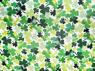 Lucky Guy Shamrocks Cotton Fabric St. Patrick's Day Timeless Treasures by The Yard - Buy now