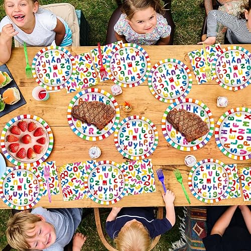 Miniatura 159 de 96 piezas de suministros de fiesta de cumpleaños florales de cumpleaños, platos de papel, servilletas, flores de oro rosa, decoraciones de fiesta