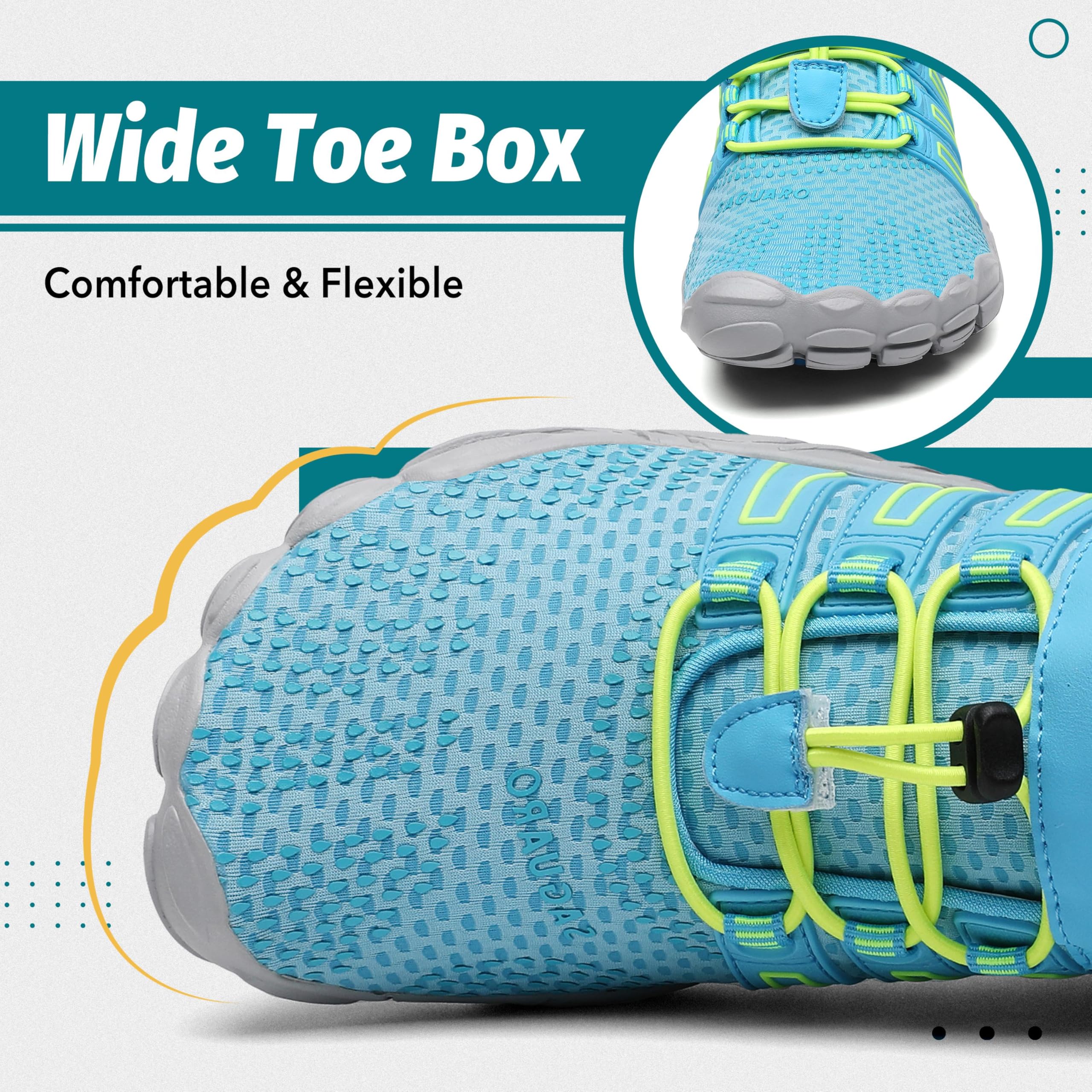 SAGUARO Scarpe Barefoot Uomo Donna Scarpe da Trail Running Minimaliste Antiscivolo Leggere Outdoor GR.36-48