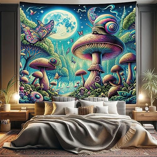 Miniatura 44 de Ambesonne Tapiz de fiesta de los años 70, caja retro en arte pop, música de baile, composición colorida impresa, para colgar en la pared para