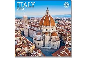 2023 wall calendar 12 month italy