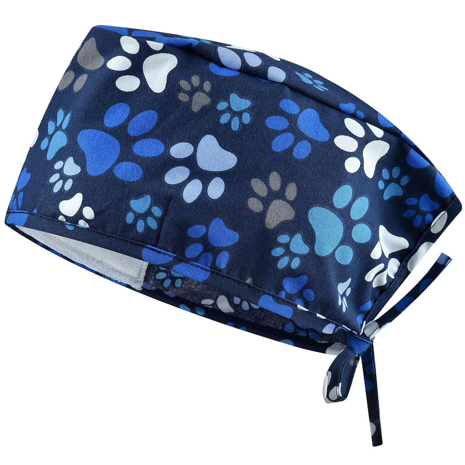 Adelina Gorro Quirofano Enfermera en Apuros Accesorio para Personal Médico (azul, 35% algodón, 63% poliéster, 2% elastano)
