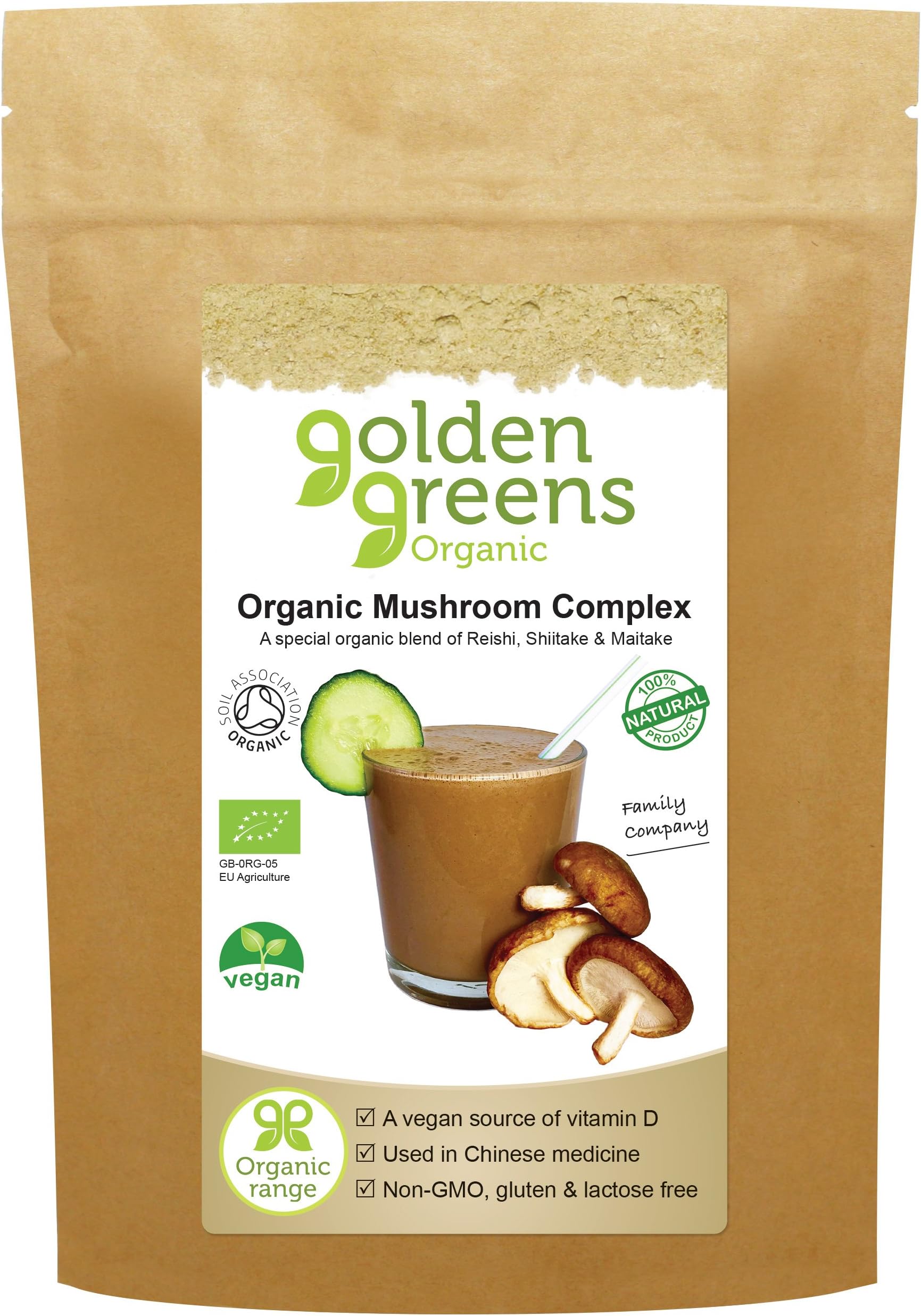 Golden Greens Organic Mushroom Complex