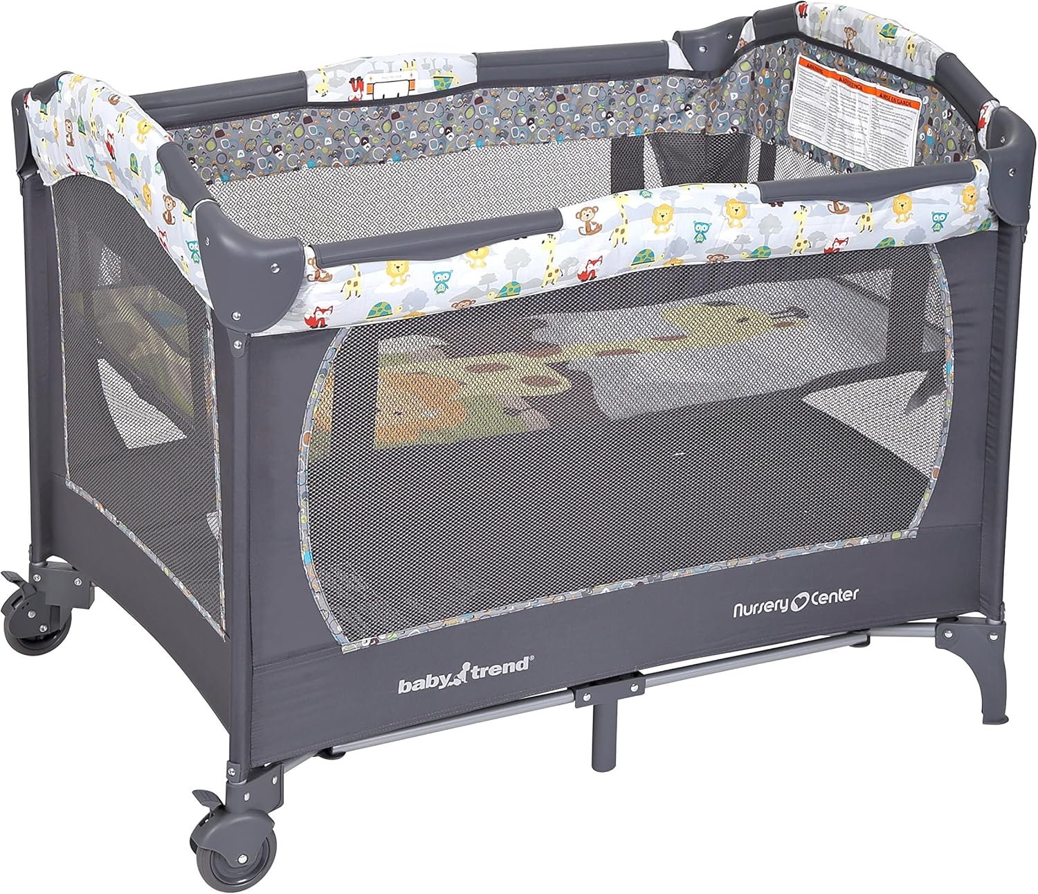 BABYTREND BT482111-01 Baby Trend Nursery Center Tanzania, Grey - Playard