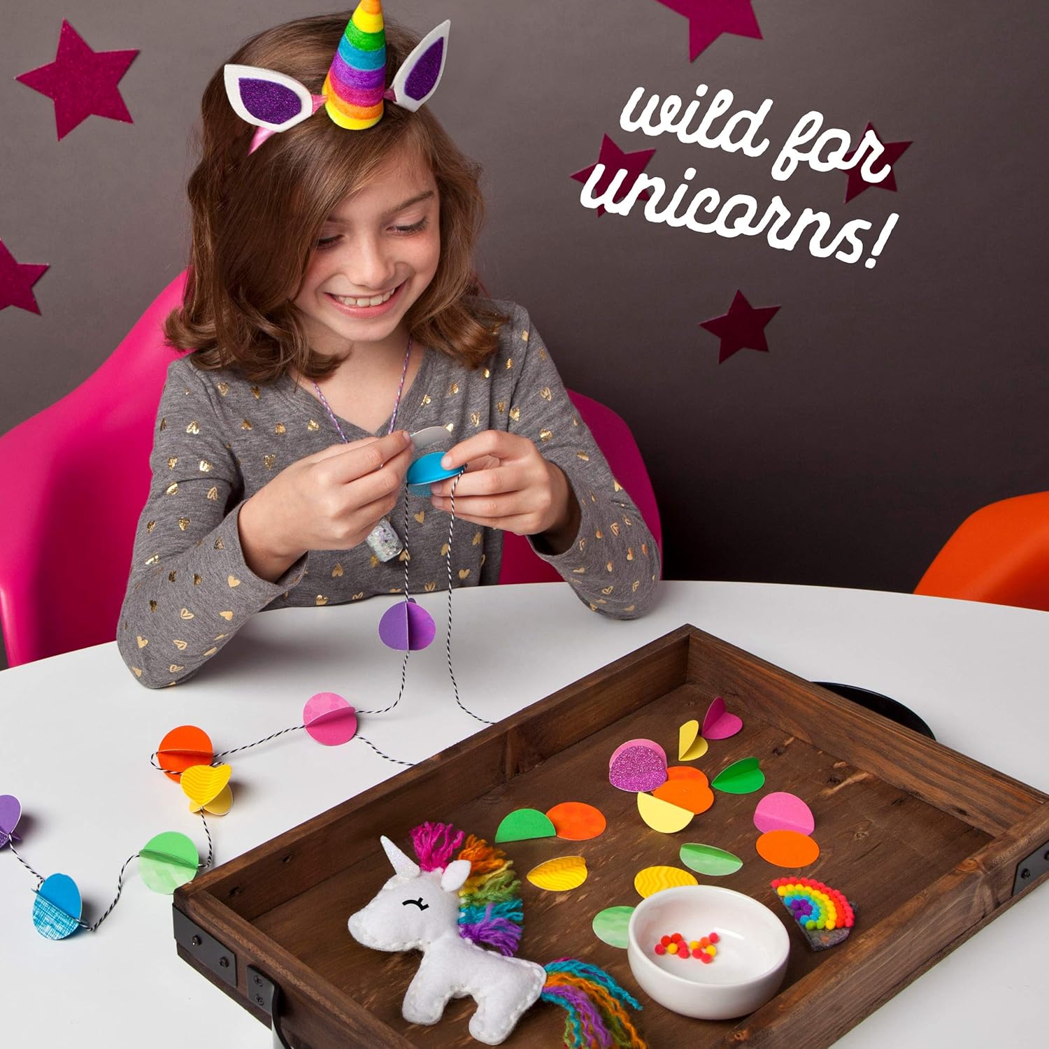 Craft-tastic I Love Unicorns – Award-Winning Craft Kit for Kids – Everything Included for 6 Fun DIY Magic Art & Crafts Projects : Toys & Games