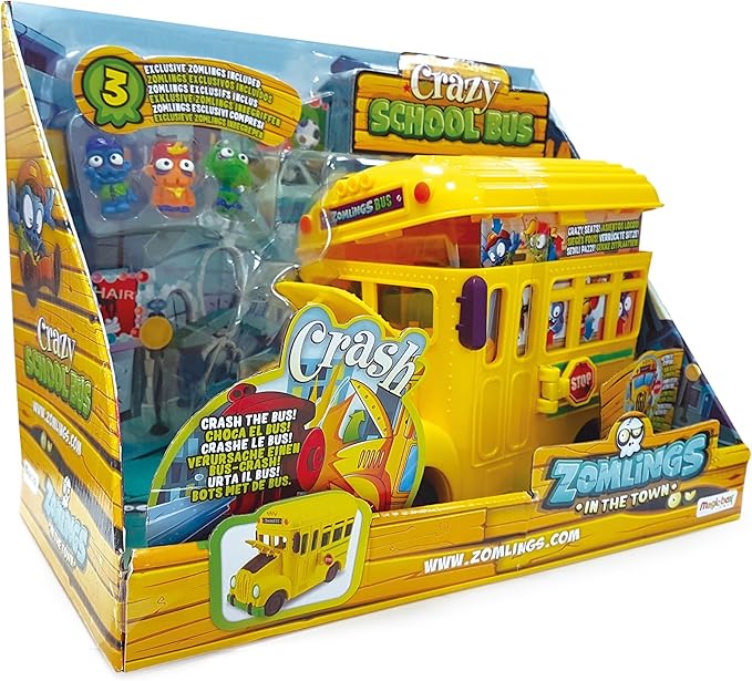 Zomlings 092000557. Crazy School Bus. Amazon.fr Jeux et Jouets