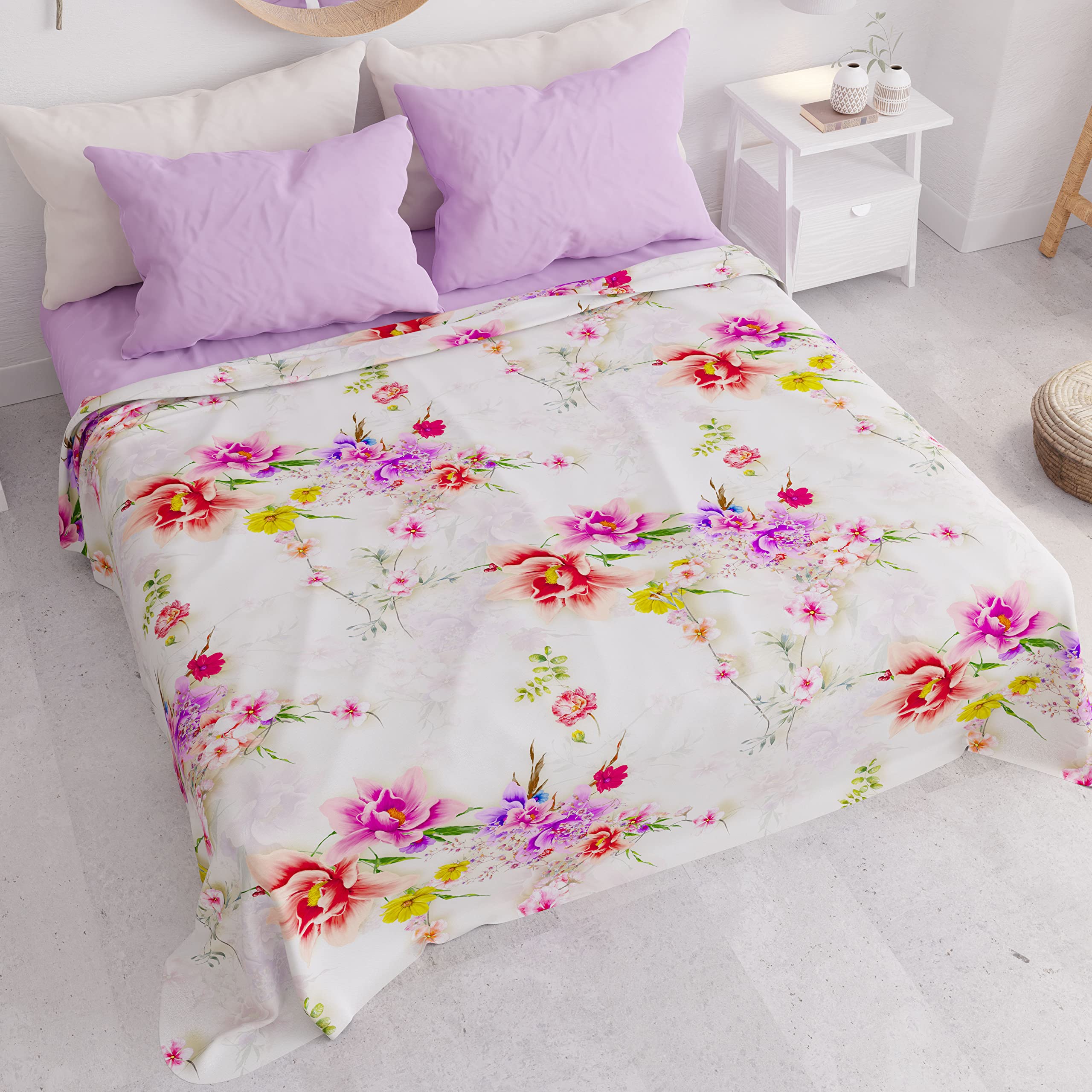 PETTI Artigiani Italiani - Microfibre Sofa Cover 180 x 270 cm, Spring 02 Design White, Spring White - Image 3