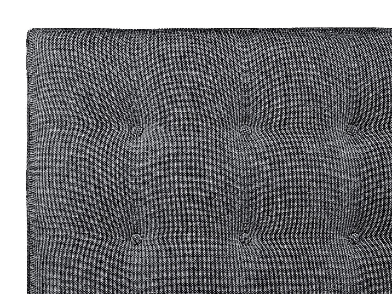 Vente-unique - Tête de lit capitonnée 180 cm - Tissu - Gris - Francesco